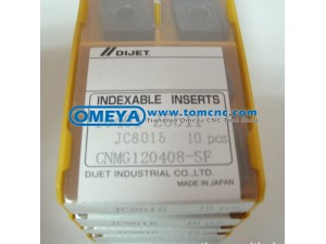 Dijet carbide turning inserts and carbide milling inserts