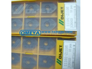 Dijet cnc milling inserts for milling cutters 