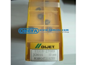 Dijet tungsten carbide milling tool blades