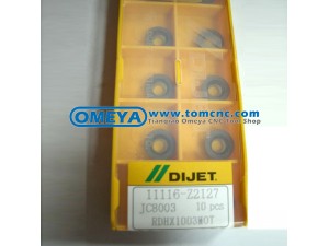 Dijet milling round carbide tips inserts
