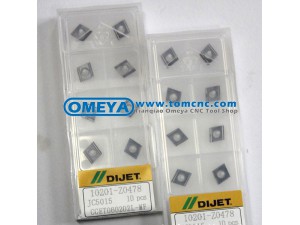 Dijet indexable carbide inserts cnc CCET060202L-MF JC5015