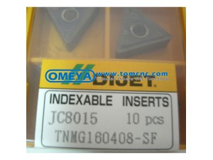 Dijet TNMG inserts cnc carbide TNMG160408-SF JC8015