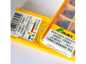 Japan manufacturer Dijet carbide lathe cnc inserts TNMG160404R-SG JC8015