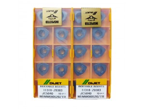 Dijet japan carbide inserts in milling tools WDMW080520ZTR JC5040
